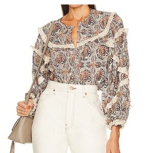 Ulla Johnson Edith Blouse Yarrow - NWT size 4. Retails for $145-$290.